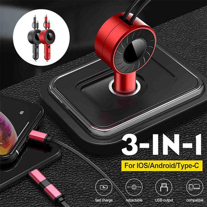 Skorter | 3-IN-1 Telescopic Mobile Charger