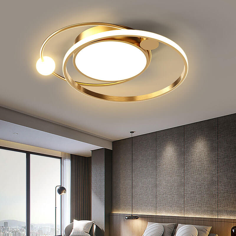 Skorter | Nordic Round Circle LED Ceiling Light flush mounted