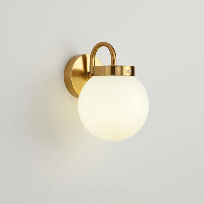 Skorter | ModernWall - Nordic LED Wall Lamp with Glass Dome for Atmospheric Indoor Lighting