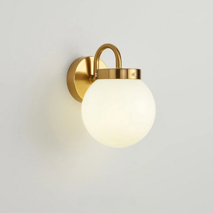 Skorter | ModernWall - Nordic LED Wall Lamp with Glass Dome for Atmospheric Indoor Lighting