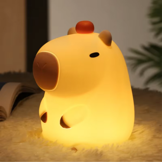 Skorter | Orange Capybara Night Lamp - LED Touch Sensor Lamp