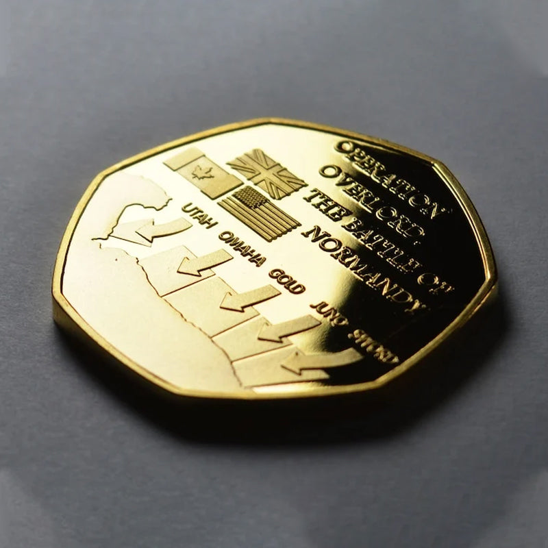 Skorter | D-DAY LANDINGS 1944 24ct Gold Commemorative Coin
