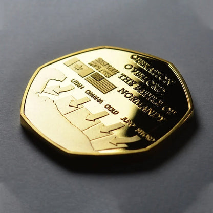 Skorter | D-DAY LANDINGS 1944 24ct Gold Commemorative Coin