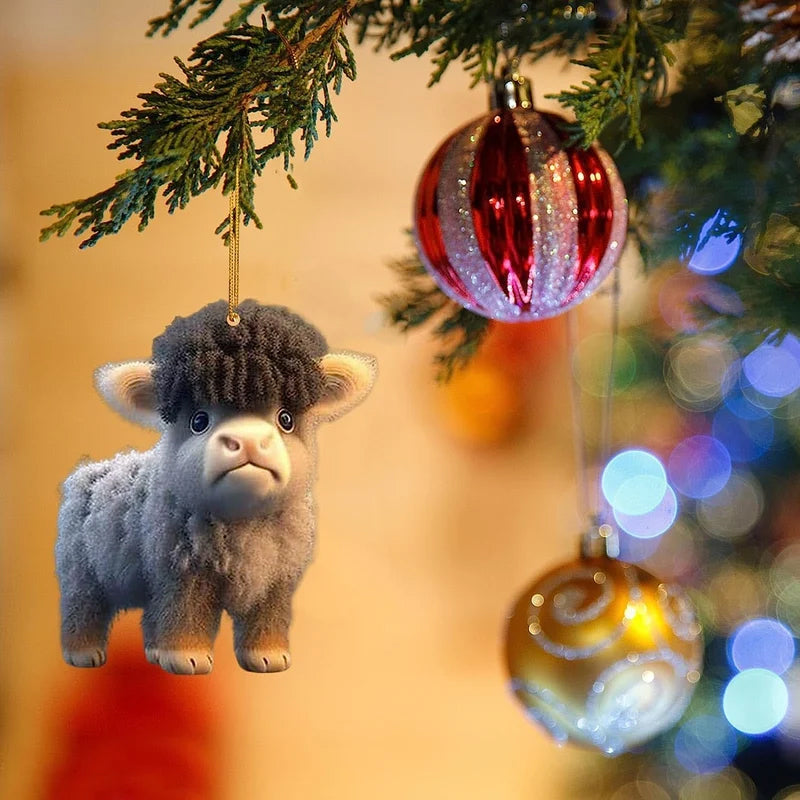 Skorter | Cartoon Cow Decorative Ornament