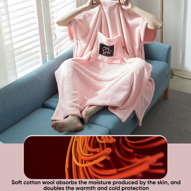 skorter | Girl soft cotton fleece robe
