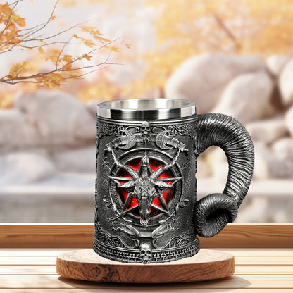 skorter | Creative Stainless Steel Medieval Cup Jug For Beer Coffee