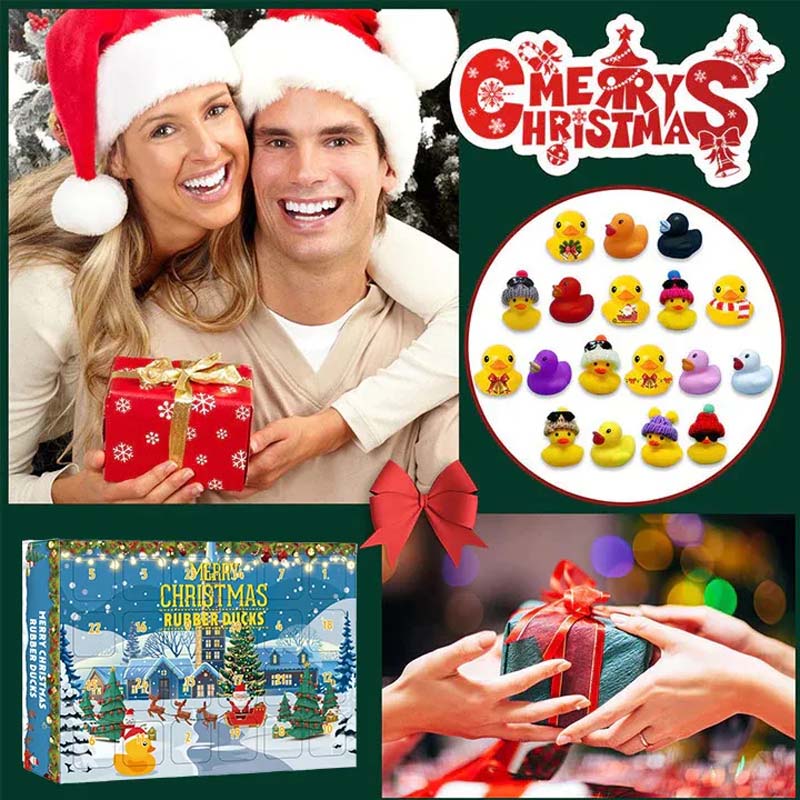Skorter | 24 Piece Christmas Rubber Duck Advent Calendar