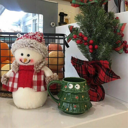 skorter | Creative Large Eyes Christmas Tree Mug
