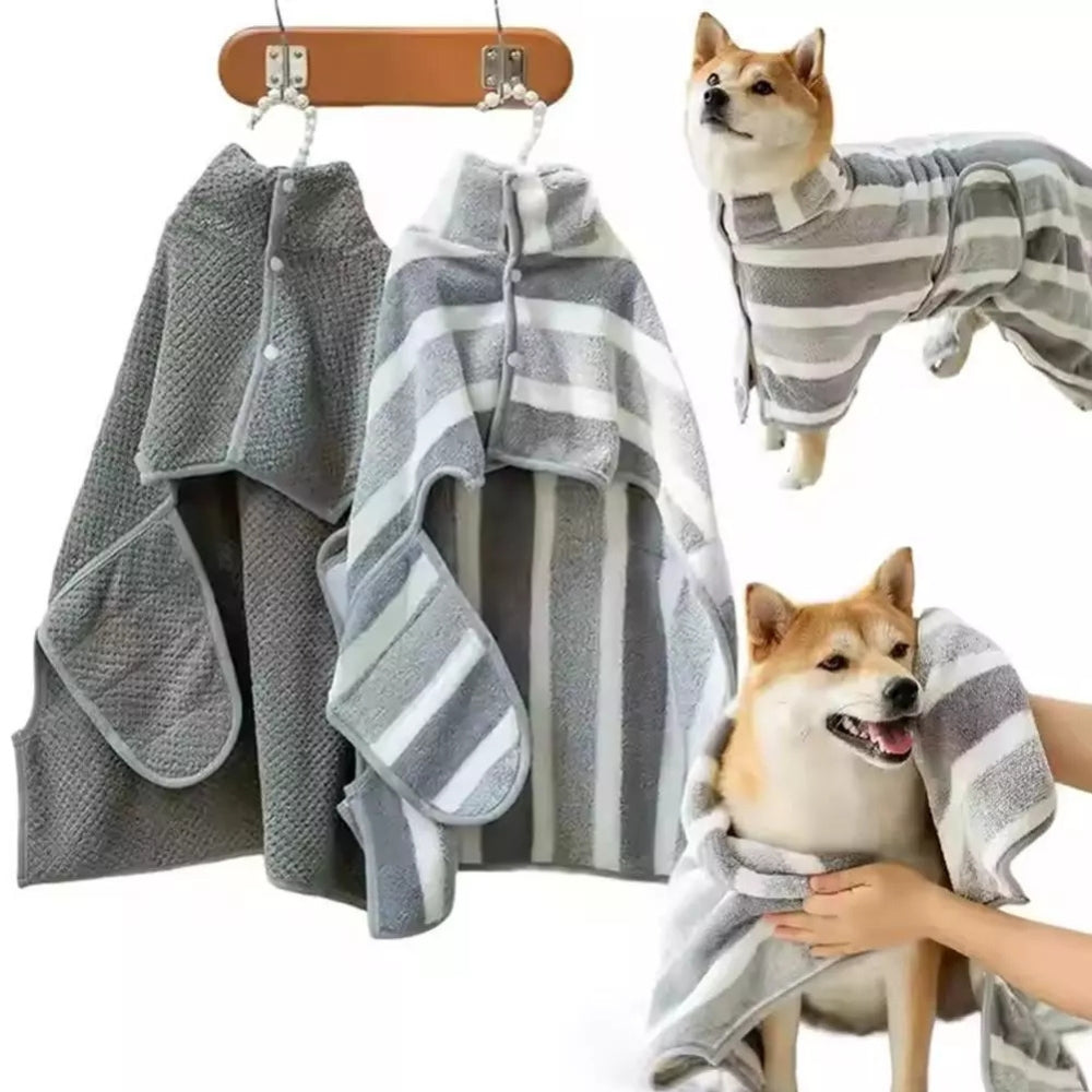 Skorter | Gentle Touch Dog Drying Towel Robe