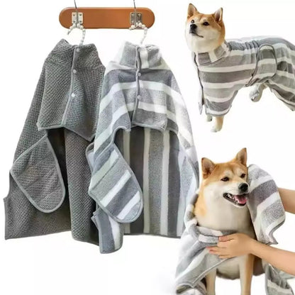 Skorter | Gentle Touch Dog Drying Towel Robe