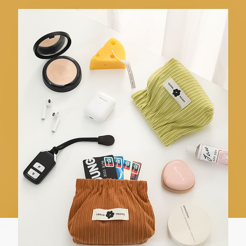 Skorter | Corduroy Elastic Hair Tie Organizer