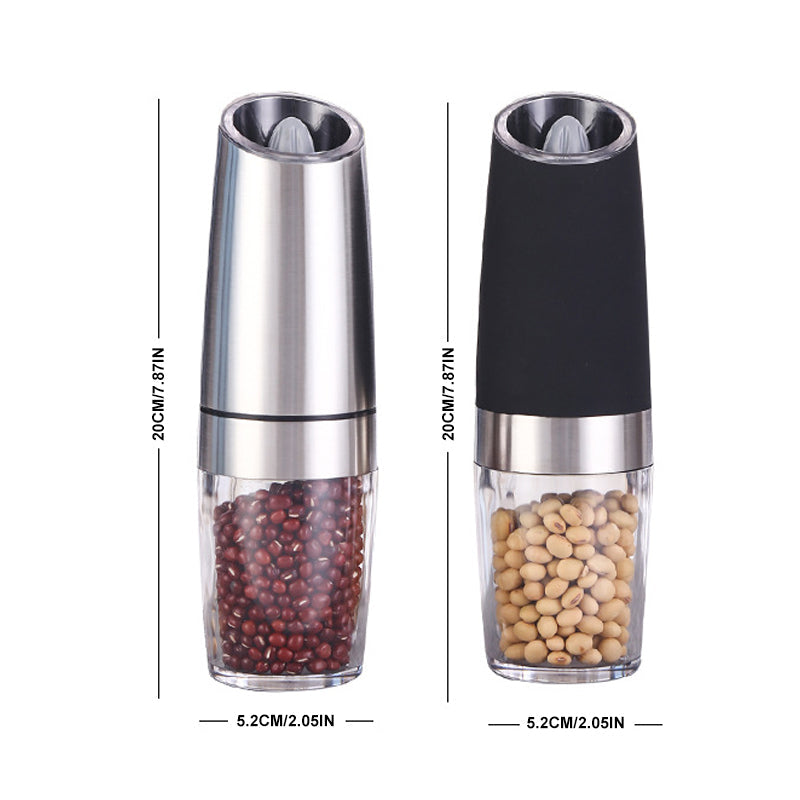 skorter | Automatic Electric Gravity Induction Salt and Pepper Mill