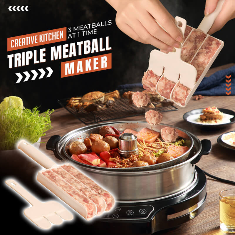 skorter | Creative Kitchen Triple Meatball Maker