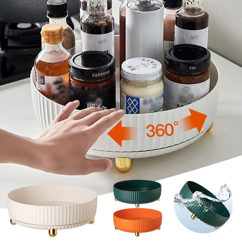 Skorter | 360° rotating storage bowl, spice rack