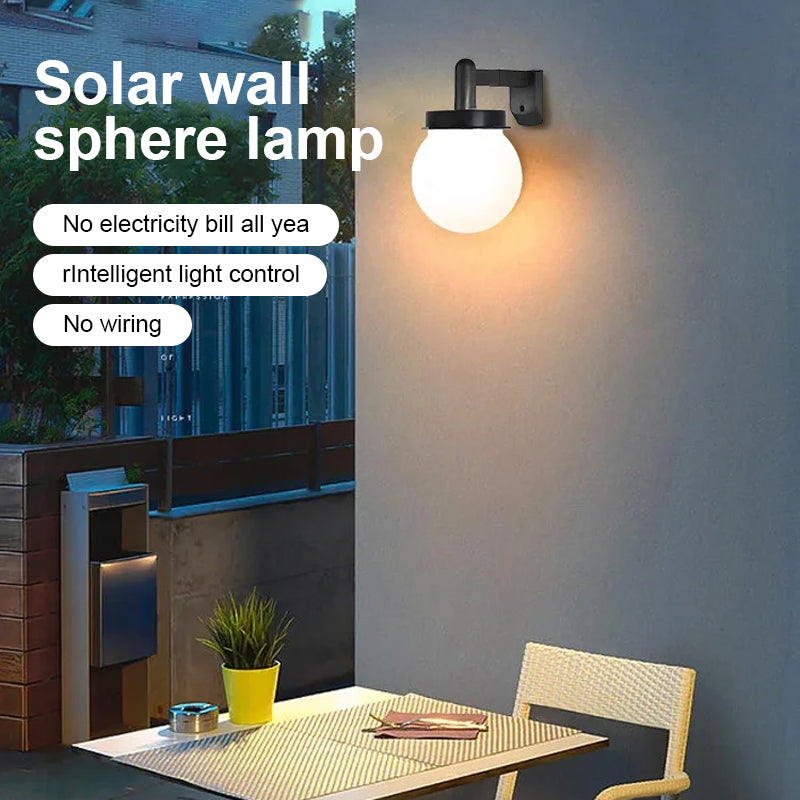 Skorter | Solar Wall Sphere Light (2 pieces)
