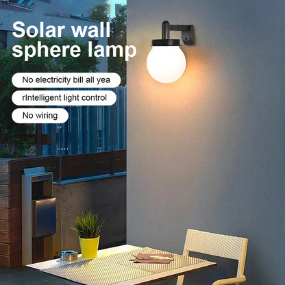 Skorter | Solar Wall Sphere Light (2 pieces)