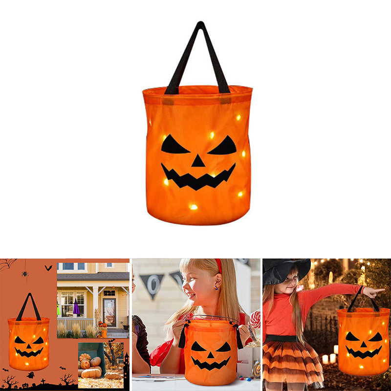 Skorter | Personalized glowing pumpkin bag