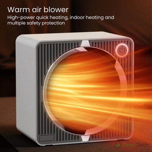 Skorter | 500W Electric PTC Ceramic Heater | Rapid Heating, Energy Efficient & Safe for Indoor Use in Winter