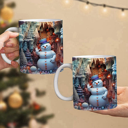 skorter | 3d Christmas Snowman Mug