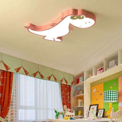 Skorter | DinoBright LED Ceiling Light | Creative Dinosaur Design | Children's Room Lamp | Warm & White Light | Dimmable