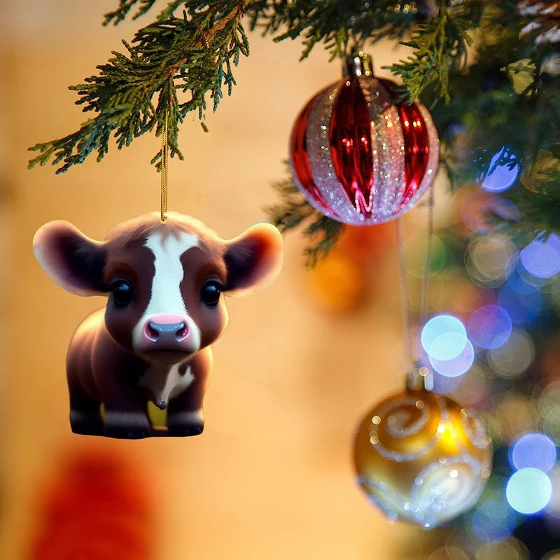 Skorter | Cartoon Cow Decorative Ornament
