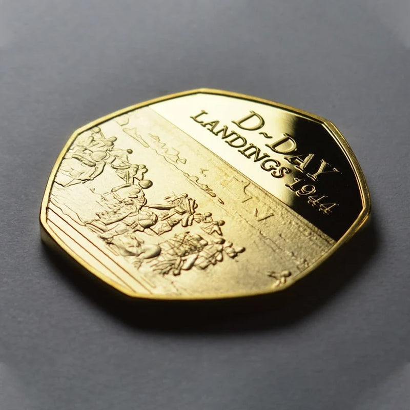 Skorter | D-DAY LANDINGS 1944 24ct Gold Commemorative Coin