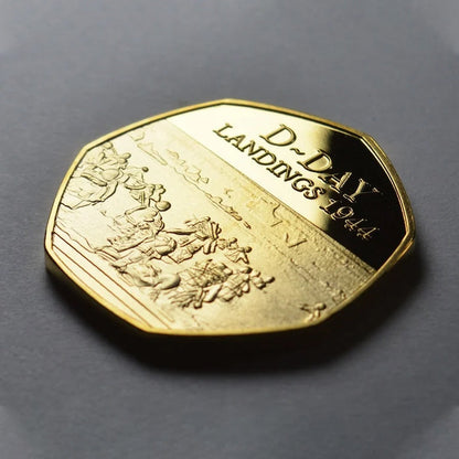 Skorter | D-DAY LANDINGS 1944 24ct Gold Commemorative Coin
