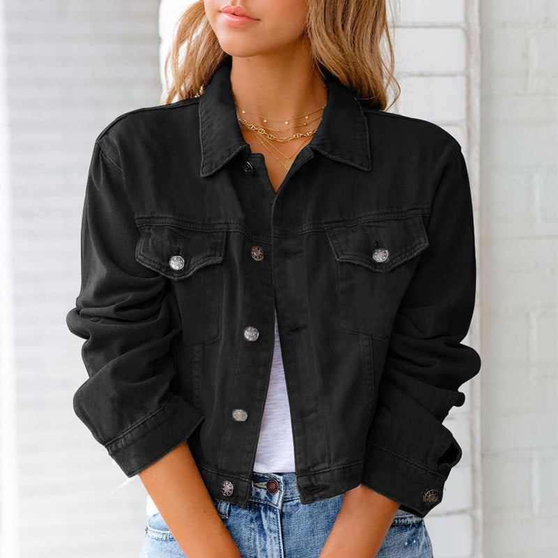 Skorter | 2022 WOMEN LONGSLEEVE CASUAL JACKETS DENIM JACKET