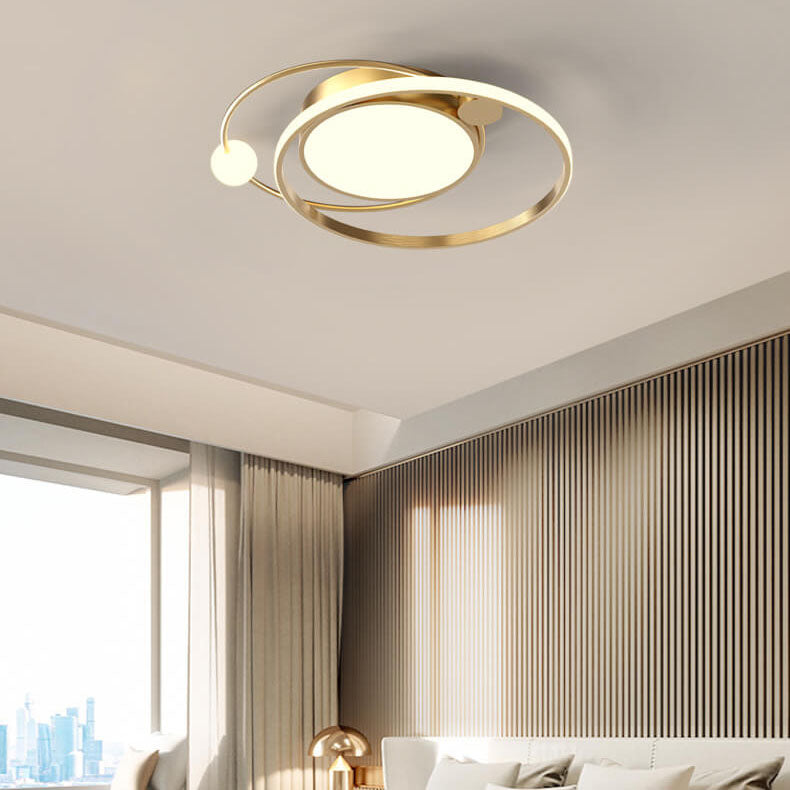 Skorter | Nordic Round Circle LED Ceiling Light flush mounted