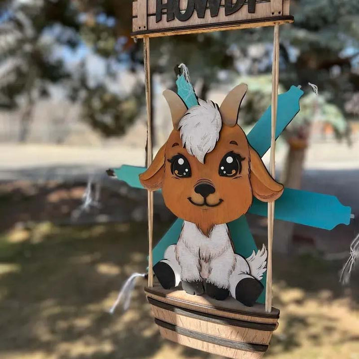 Djurvindspinner gårdsdekoration