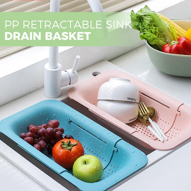 Skorter | Retractable Sink Drain Basket