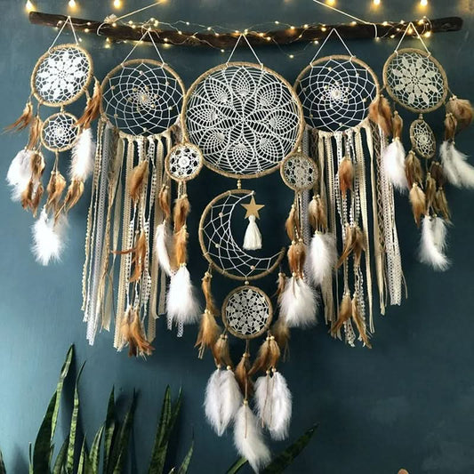 Skorter | Bohemian Dreamcatcher Wall Hanging Set, 5 Pieces