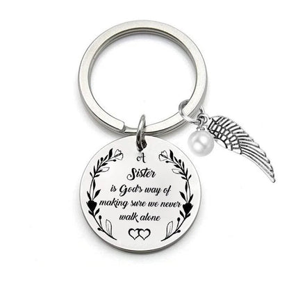 Skorter | A sister is God's way of making sure we never walk alone keychain