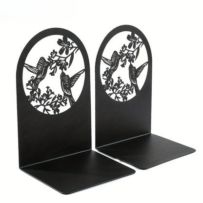 Skorter | BirdFlora - Birds & Flowers Design Iron Bookends