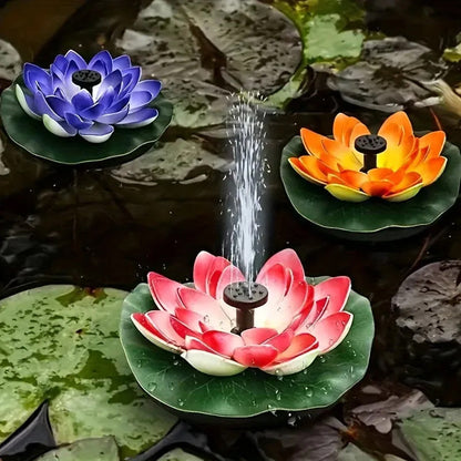 Skorter | Lotus-shaped solar fountain pond decoration
