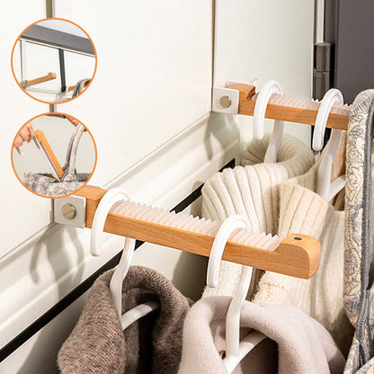 Skorter | Folding Wood Over The Door Hooks