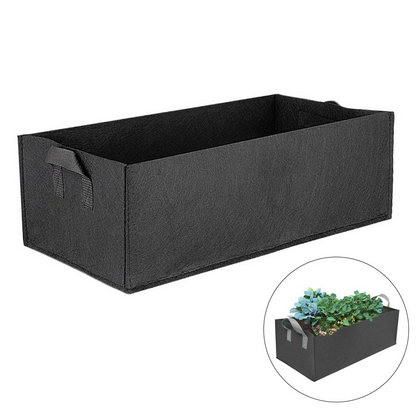 Skorter | Foldable storage box made of felt for plants with handles