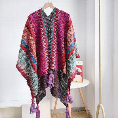 Skorter | Ethnic Style Knitted Scarf