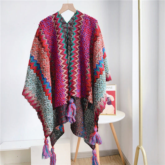 Skorter | Ethnic Style Knitted Scarf