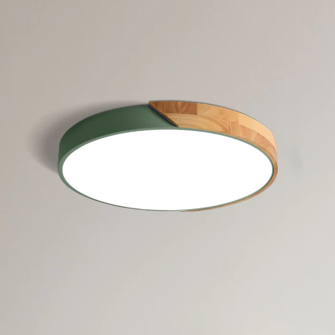 Skorter | Delos – Scandinavian Wooden LED Ceiling Light | Modern Energy-Efficient Interior Lighting