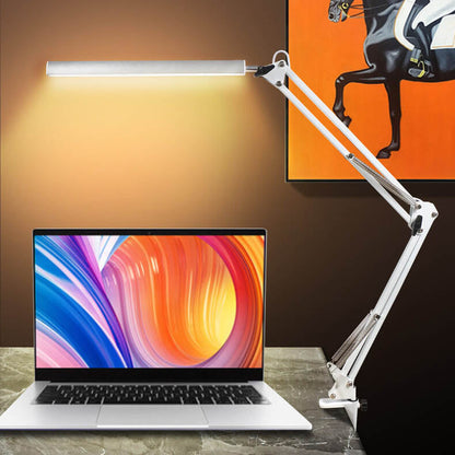 Skorter | LED Foldable Long Arm Clip Eye Protection USB Reading Table Lamp