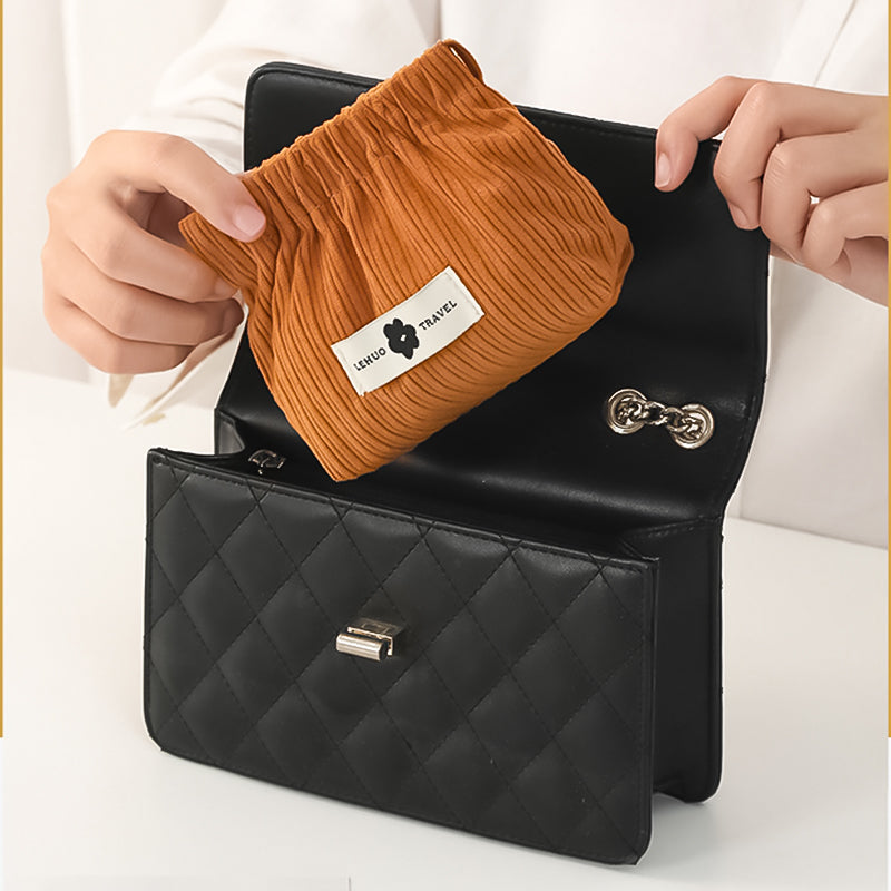 Skorter | Corduroy Elastic Hair Tie Organizer