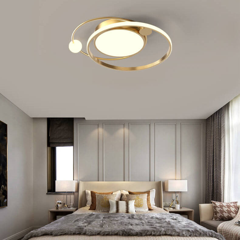 Skorter | Nordic Round Circle LED Ceiling Light flush mounted