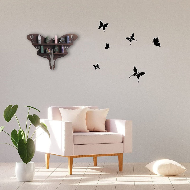 skorter | Luna Moth Lamp Crystal Shelves