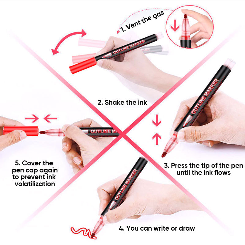 Skorter | Color Lightstick Graffiti Highlighter Pens