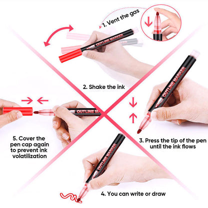 Skorter | Color Lightstick Graffiti Highlighter Pens