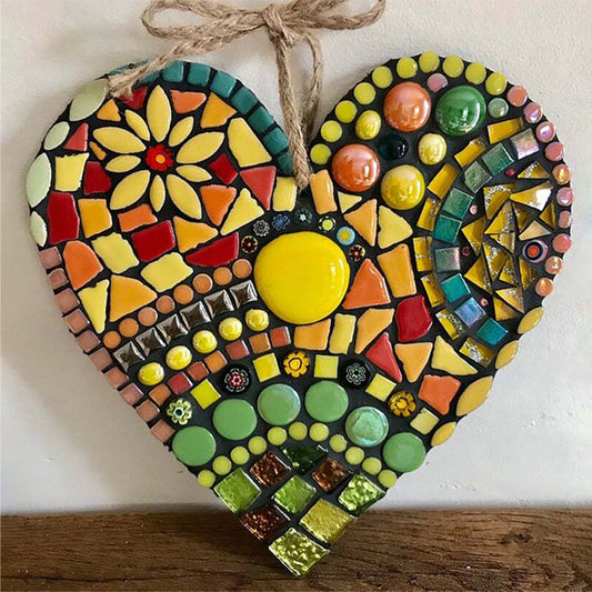 Skorter | Large Garden Mosaic Heart Decoration