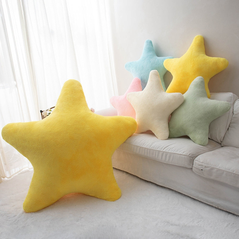 Skorter | Cuddly Pastel Fluffy Star Cushion