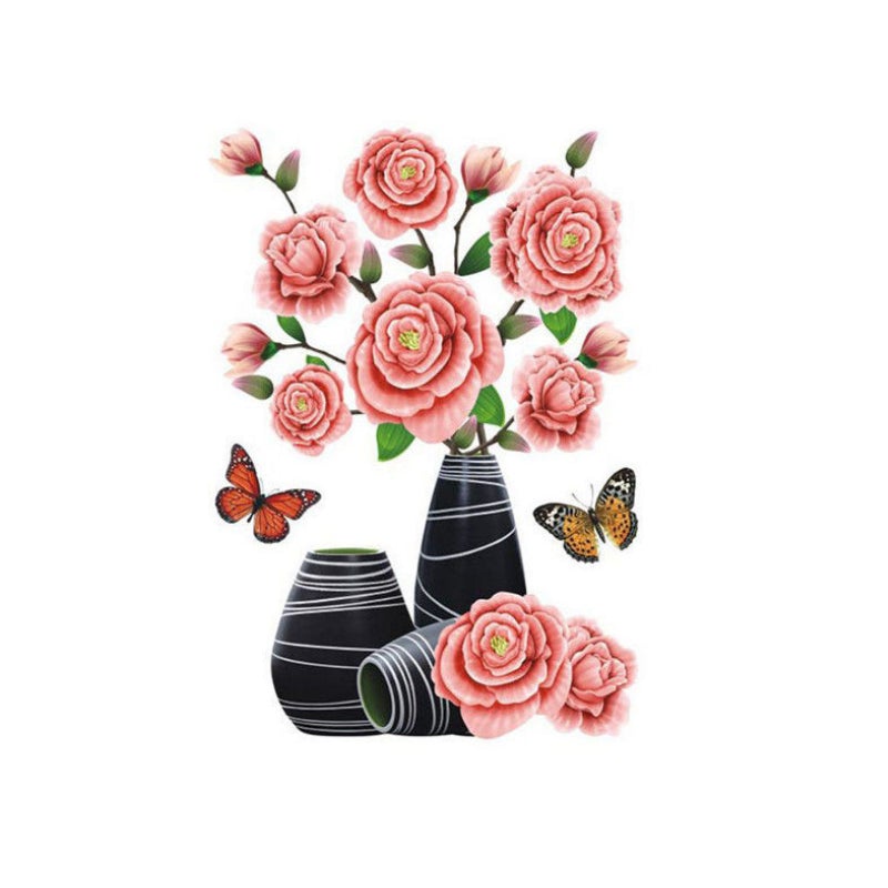 skorter | Diy Plant Vase 3d Stereo Sticker Self-Adhesive