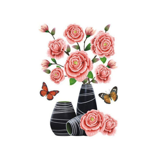 skorter | Diy Plant Vase 3d Stereo Sticker Self-Adhesive